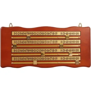 Scorebord snooker score 4 pers.