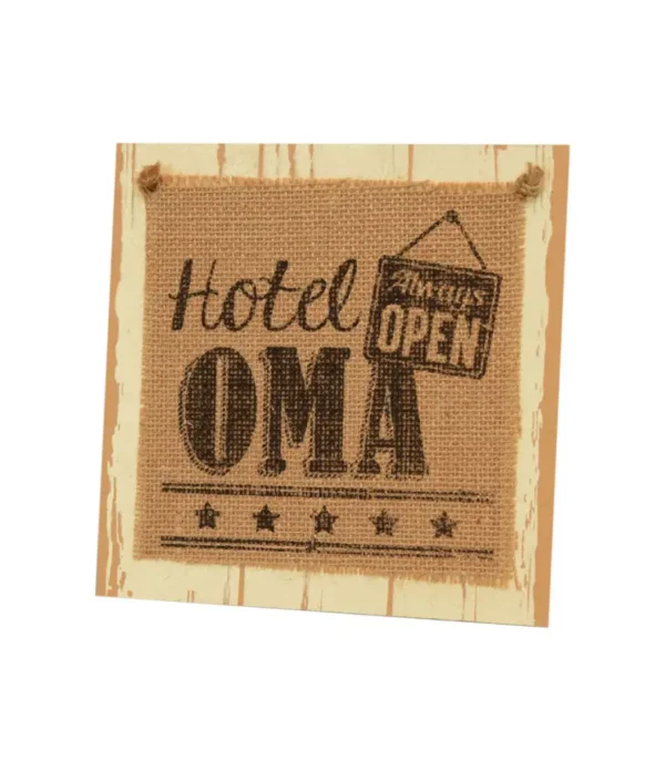 Wooden sign #12 Oma