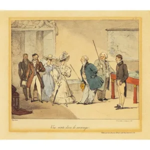 Poster "Vintage Une Visite"