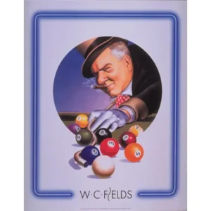 Poster "WC Fields top hat"